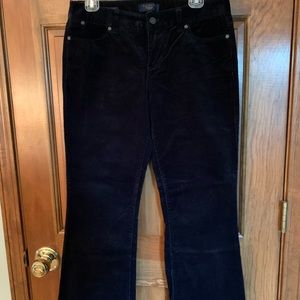 Talbots Navy Corduroy Pants Size 6P